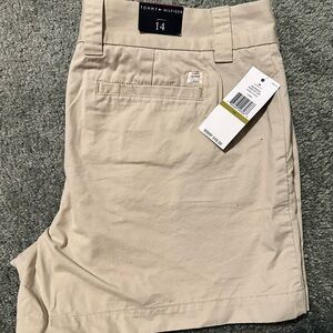 Tommy Hilfiger Khaki Shorts Womens 14 NWT 2013